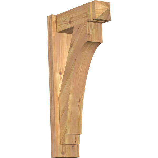 Ekena Millwork Imperial Arts & Crafts Smooth Outlooker, Western Red Cedar, 5 1/2"W x 16"D x 28"H OUT06X16X28IMP03SWR - main